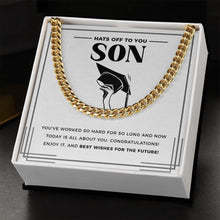 Load image into Gallery viewer, Worked So Hard cuban link chain gold standard box
