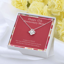 Load image into Gallery viewer, Raised Me Decently love knot pendant yellow flower
