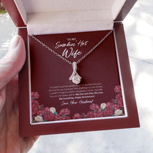 Load image into Gallery viewer, Greater Than Anything alluring beauty necklace luxury led box hand holding
