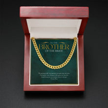 Load image into Gallery viewer, Our Paths May Change cuban link chain gold mahogany box led
