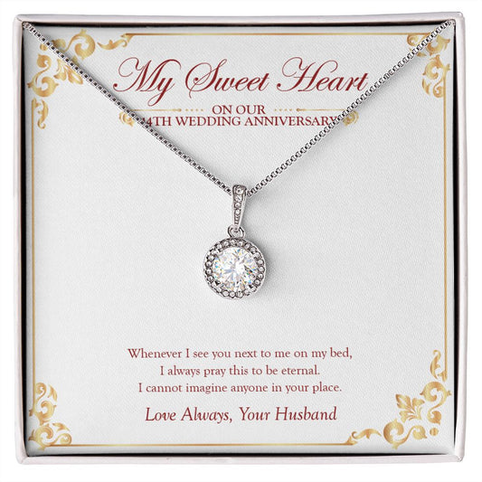 Pray This To Be Forever eternal hope necklace front