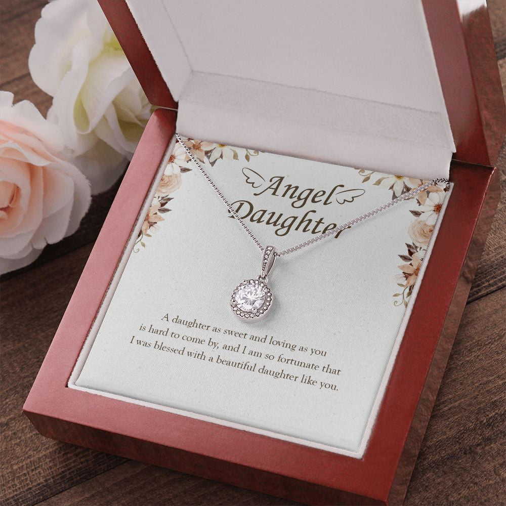 So Fortunate And Blessed eternal hope pendant luxury led box red flowers
