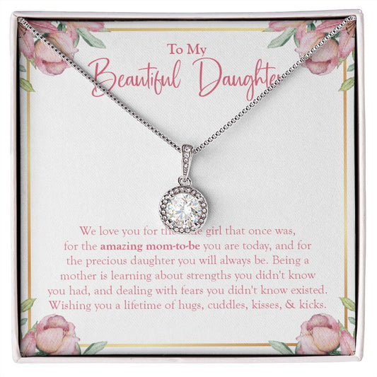 Amazing Mom-To-Be eternal hope necklace front