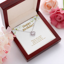 Load image into Gallery viewer, Believe In Your Dreams love knot pendant luxury led box red flowers

