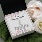 Family Isn't Always Blood alluring beauty pendant white flower