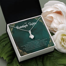 Load image into Gallery viewer, Caring Friend alluring beauty pendant white flower
