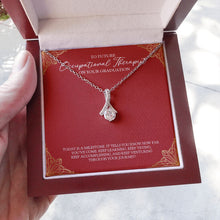 Load image into Gallery viewer, Today Is A Milestone alluring beauty necklace luxury led box hand holding
