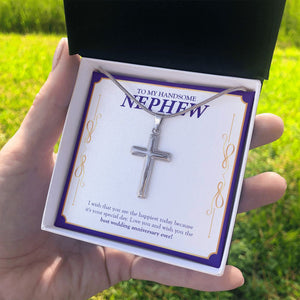 The Happiest Today stainless steel cross standard box on hand