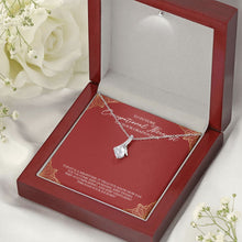 Load image into Gallery viewer, Today Is A Milestone alluring beauty necklace premium led mahogany wood box

