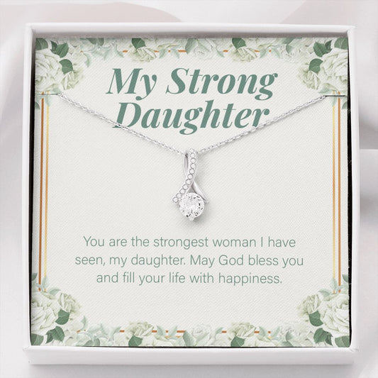 Strongest Woman I Have Seen alluring beauty necklace front