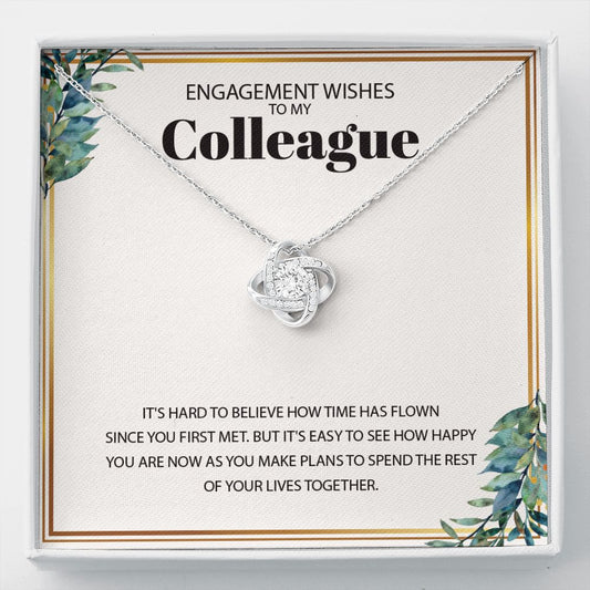 Hard To Believe love knot necklace front