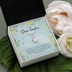 Time Flew By alluring beauty pendant white flower