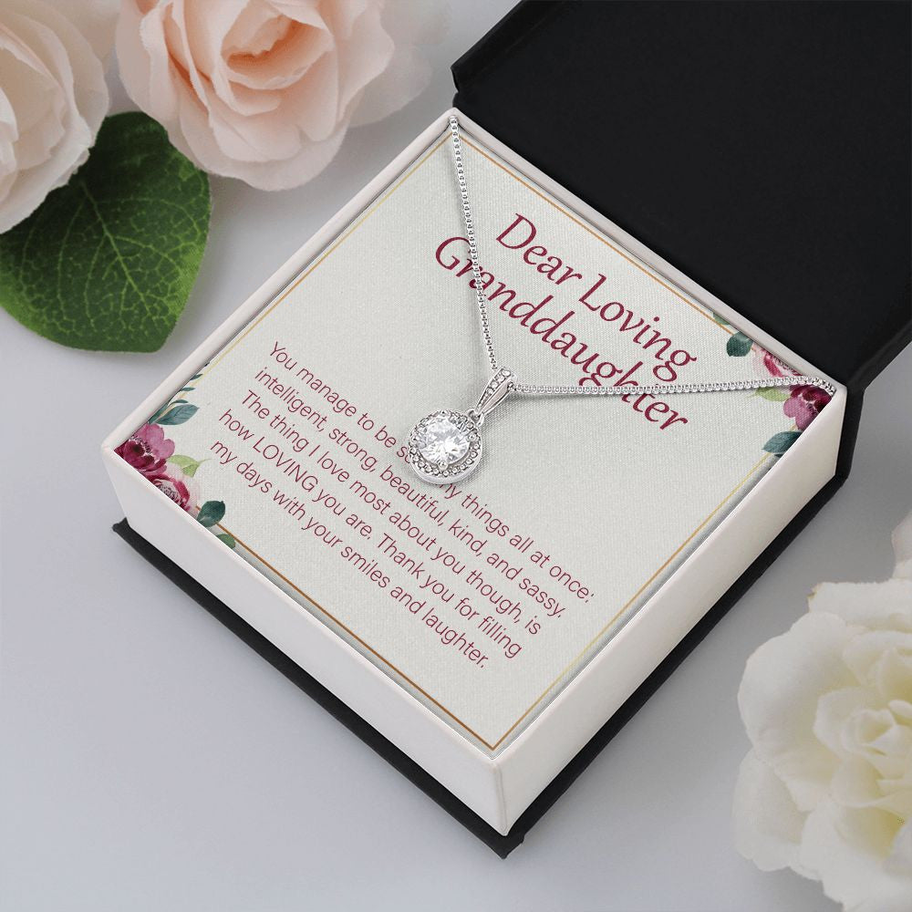 With Your Smiles And Laughter eternal hope pendant yellow flower