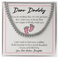 Eager To Finally Meet You cuban link chain silver front