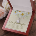 To Guide And Support You eternal hope pendant luxury led box red flowers