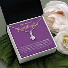 Load image into Gallery viewer, Straighten Your Crown alluring beauty pendant white flower
