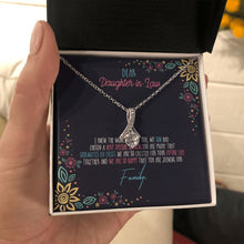 Load image into Gallery viewer, Soulmates Do Exist alluring beauty necklace in hand
