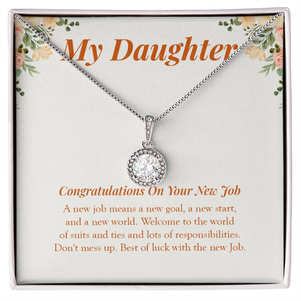 New Job And Goal eternal hope necklace front