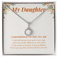 New Job And Goal eternal hope necklace front