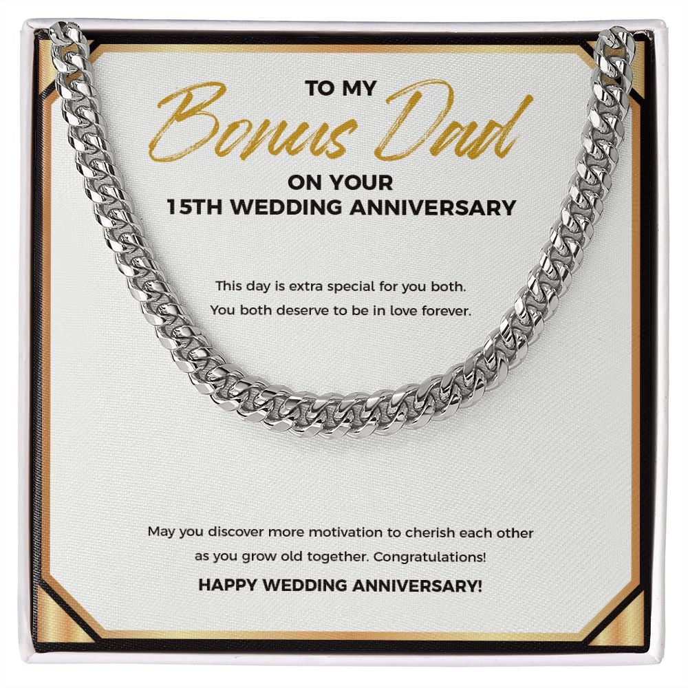 Extra Special Day cuban link chain silver front