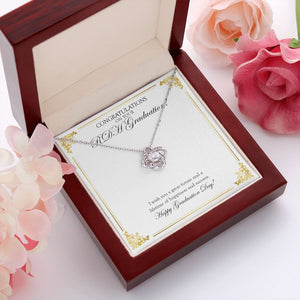 A Great Future love knot pendant luxury led box red flowers