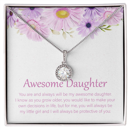 Always My Awesome Child eternal hope necklace front