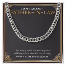 Load image into Gallery viewer, To Have A Love Like Yours cuban link chain silver front
