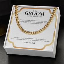 Load image into Gallery viewer, Future Dreams cuban link chain gold standard box
