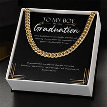 Load image into Gallery viewer, When You Stop Trying cuban link chain gold standard box
