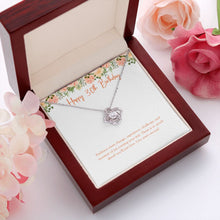 Load image into Gallery viewer, Live Every Second love knot pendant luxury led box red flowers
