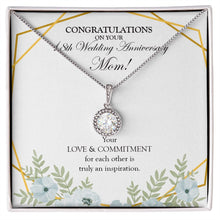 Load image into Gallery viewer, Love And Commitment eternal hope necklace front
