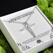 Load image into Gallery viewer, To The Most Special Place cz cross pendant close up
