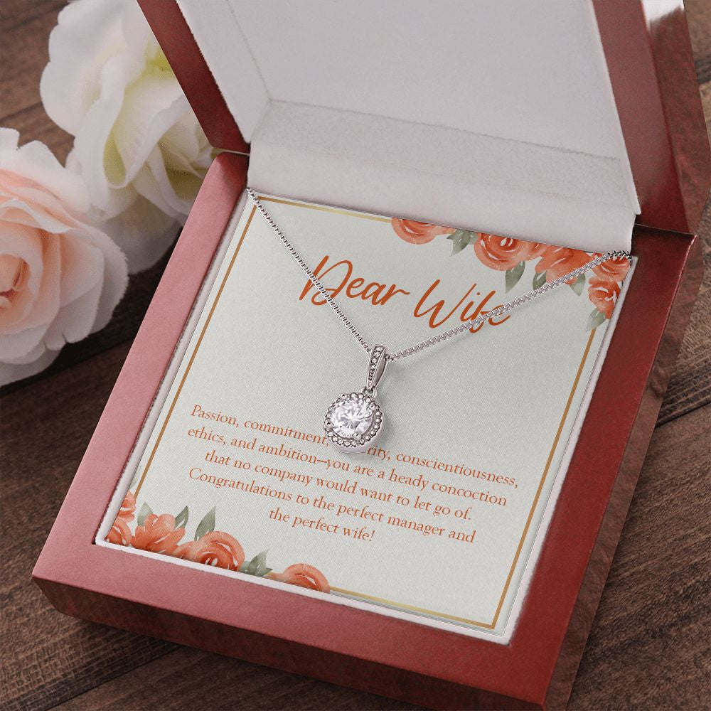 Passion, Commitment, And Sincerity eternal hope pendant luxury led box red flowers