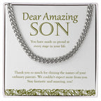 Every Stage In Your Life cuban link chain silver front