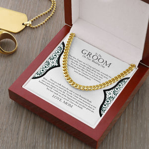 Time Has Gone cuban link chain gold luxury led box