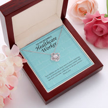 Load image into Gallery viewer, Your Faithful Care love knot pendant luxury led box red flowers
