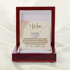 The Greatest double circle necklace premium led mahogany wood box