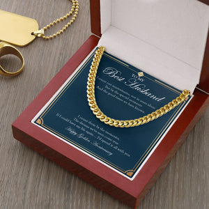 The Good Times cuban link chain gold luxury led box