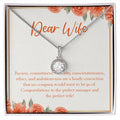 Passion, Commitment, And Sincerity eternal hope necklace front
