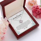 Fairy Tale Dream love knot pendant luxury led box red flowers