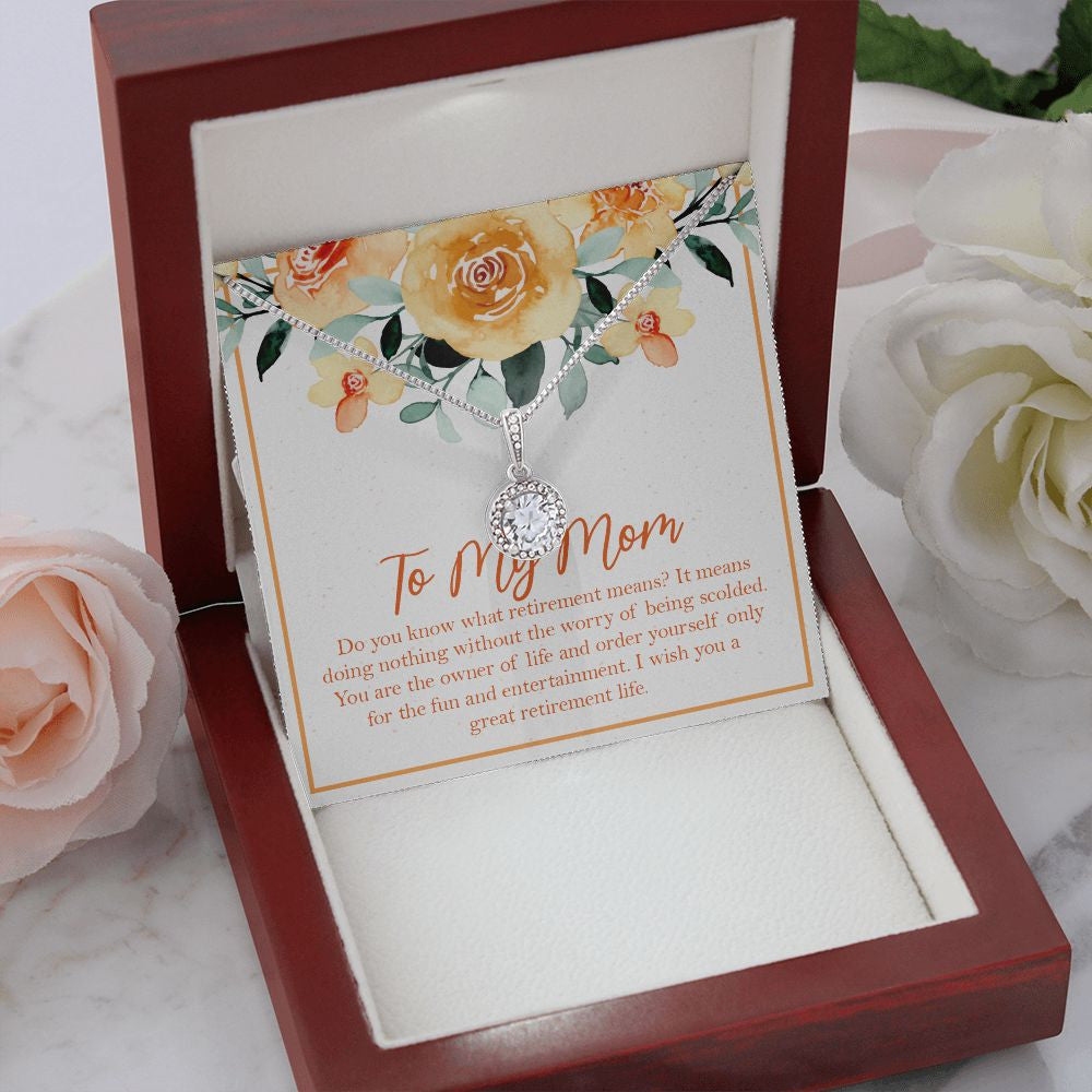Owner Of Your Life eternal hope necklace premium led mahogany wood box