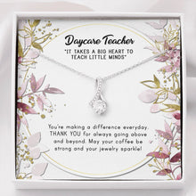 Load image into Gallery viewer, Teach Little Minds alluring beauty necklace front
