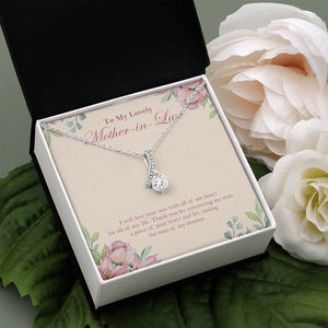 Raised The Man Of My Dreams alluring beauty pendant white flower