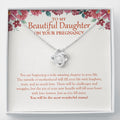 The Miracle Of Motherhood love knot necklace front
