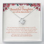 The Miracle Of Motherhood love knot necklace front