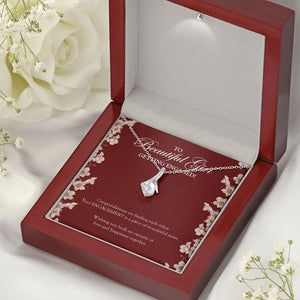 Eternity Of Love alluring beauty necklace premium led mahogany wood box