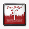 Santa Of Each Other stainless steel cross necklace front
