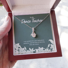 Load image into Gallery viewer, Love Of Dancing alluring beauty necklace luxury led box hand holding
