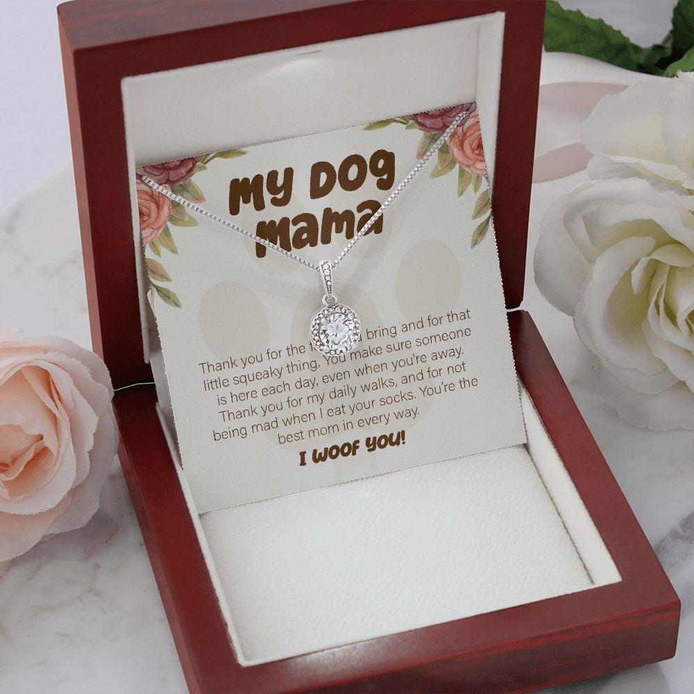 That Little Squeaky Thing eternal hope necklace premium led mahogany wood box