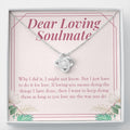 Do It For Love love knot necklace front